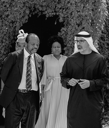 Khaled bin Mohamed bin Zayed Meets King of Eswatini